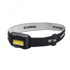 Фонарь налобный, 120 лм, 3 режима, 3ААА