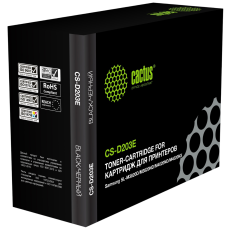 -/ Картридж лазерный Cactus CS-D203E MLT-D203E черный (10000стр.) для Samsung SL-M3820D/M3820ND/M4020ND