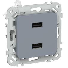 FLITE Розетка USB A+A 3,1А РЮ-2-ФлМ маренго IEK