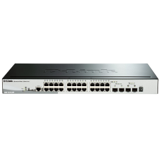 Сетевой коммутатор/ Gigabit Stackable SmartPro Switch with 24 10/100/1000Base-T PoE ports, 2 Gigabit SFP, 2 10G SFP+  ports
