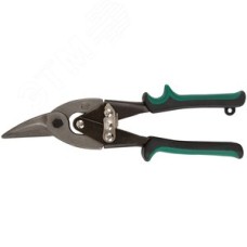 Ножницы по металлу ''Оптима'', усиленные, прорезиненные ручки, правые 250 мм