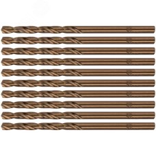 Сверла по металлу HSS с добавкой кобальта 5% Профи 3.0 мм (10 шт)