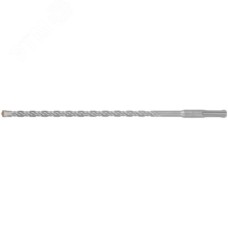 Бур по бетону SDS PLUS, Профи, W-образная вставка, двойная спираль, 8 х 260 мм