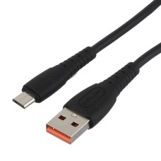 Кабель/ Кабель GoPower GP07M USB (m)-microUSB (m) 1.0м 2.4A силикон черный (1/200/800)