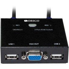 Коммутатор/ 2-портовый KVM-переключатель с портами VGA и USB