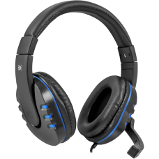 Defender Игровая гарнитура Warhead G-160 черный+синий, кабель 2,5 м