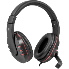 Defender Игровая гарнитура Warhead G-160 черный, кабель 2,5 м