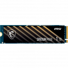 MSI SSD SPATIUM M450, 1000GB, M.2(22x80mm), NVMe, PCIe 4.0 x4, 3D TLC, R/W 3400/2500, IOPs , TBW 350, DWPD 0.19 (5 лет)