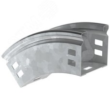 Поворот плавный 45 градусов тип В20 ESCA 50х150 мм HDZ