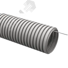 ELASTA Труба гофрированная тяжелая ПВХ d=32 с зондом (25м) IEK