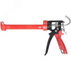 Пистолет для герметика 225 мм полукорпусной усиленный, корпус из алюминиевого сплава, Профи