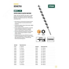 Сверло Левиса винтовое по дереву SDS-PLUS, 6х230 мм