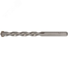 Сверло победитовое ударное, цилиндрический хвостовик (для бетона, кирпича) 10х120 мм