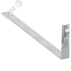 Держатель проводника круглого 6-10 мм черепичная кровля L 430 мм оцинкованная сталь