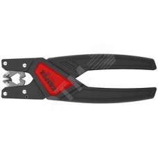 Стриппер автоматический для плоских ПВХ кабелей шириной до 12мм зачистка 075-25мм (AWG 19-13) рез кабеля 25мм L=180мм пластиковый корпус армированный фиберглассом