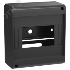 Корпус пластиковый КМПн-6 IP20 без двери черный UNION Mini