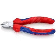 Бокорезы, резка - мягкая проволока 4 мм, проволокасредней твердости 2.5мм, твердая проволока 1.8мм, длина 140мм, 62HRC хромированные двухкомпонентные рукоятки