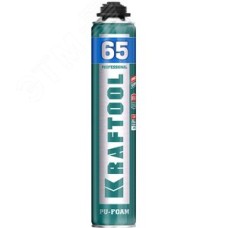 Пена монтажная с увеличенным выходом, пистолетная, всесезонная, 850мл, SVS, PRO 65