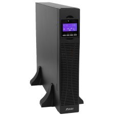 ИБП POWERMAN Online 1000 RT, LCD, двойного преобразования, 1000ВА, 900Вт, 8 розеток IEC 60320 C13, защита от КЗ, импульсных всплесков сети, перегрузки, разряда и перезаряда батареи, RJ11 / RJ45,  USB, RS232, SNMP, EPO. Сертификаты: ISO 9001, ЕАС. Габариты