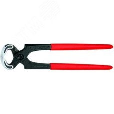 Кусачки торцевые плотницкие резка - проволока средней твердости 18мм режущая кромка 60HRC / 205мм L=160мм черные обливные рукоятки блистер