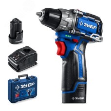 Дрель-шуруповерт КОМПАКТ 3, 12 В, 45 Н·м, 2 АКБ тип Т7 2 А·ч, BRUSHLESS, кейс, Профессионал