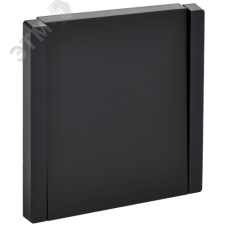 FORTE&PIANO Выключатель 1-клавишный проходной с индикацией 10А FP104 черный IEK