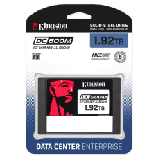 Твердотельный накопитель/ Kingston SSD DC600M, 1920GB, 2.5" 7mm, SATA3, 3D TLC, R/W 560/530MB/s, IOPs 94 000/78 000, TBW 3504, DWPD 1 (12 мес)