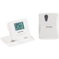 Термостат комнатный TEPLOCOM TS-2AA/3A-RF, беспроводной, реле 250В, 3А