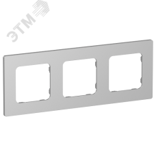 FLITE CLASSIC Рамка 3-местная РУ-3-К-ФлА алюминий IEK