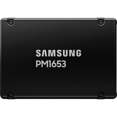 Твердотельный накопитель/ Samsung SSD PM1653, 1920GB, 2.5" 15mm, SAS 24Gb/s, 3D TLC, R/W 4200/2400MB/s, IOPs 720 000/85 000, TBW 3504, DWPD 1 (12 мес.)