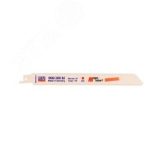 Полотно сабельное 006/200 bi х 5 шт/уп для металла, дерева с остатками металла (быстрый точный рез)