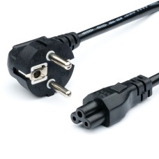 Кабель питания/ Кабель питания GoPower евровилка CEE 7/7-IEC 320 C5 1.8м ПВХ 0.75мм черный (1/10/160)