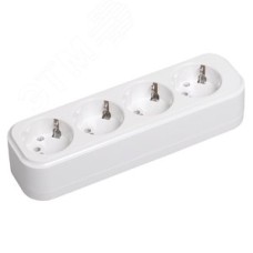 Колодка K04 4 места 2P+PE 16A CLASSIC