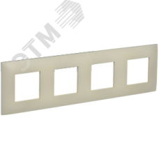 SKANDY Рамка 4-местная SK-F01B бежевый IEK