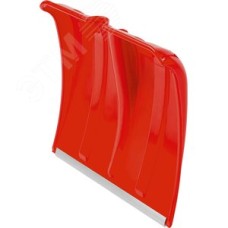 Лопата снеговая, пластиковая, с алюминиевой планкой, без черенка, ЛП-380, ширина 380 мм