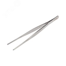 Пинцет прямой, рифленый 200 мм