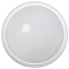 Светильник светодиодный ДПО 5032Д 12Вт 4000K IP65 круг белый с микроволновым датчиком движения