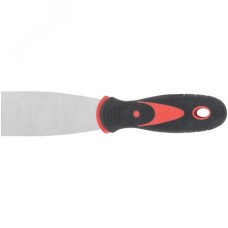 Шпатель, нерж.сталь, прорезиненная ручка 1,5 ( 8  мм)