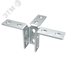 Соединитель угловой трехсторонний для STRUT-профиля HDZ