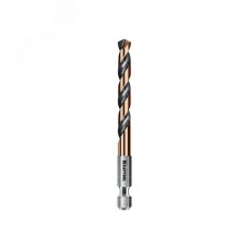 Сверло по металлу для винтовёртов и шуруповертов IMPACT READY, НЕХ-1/4"", d 6.0 х 98 мм