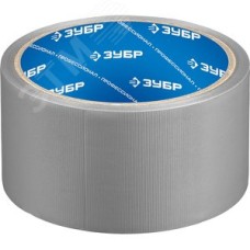 Клейкая лента ''РЕФИЛ'', Профессионал 12075-50-10, универсальная, рифленая, водоотталкивающая, устойчивая к УФ. 50 мм х 10 м, серебристая