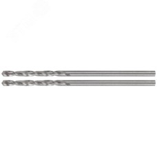 Сверла по металлу HSS шлифованные в блистере, угол заточки 135град, 1,5X43 мм