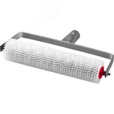 Валик игольчатый ''Мастер'' для наливных полов на металлической рамке, под удлинитель, пластмассовые иглы 13мм, 72х300мм