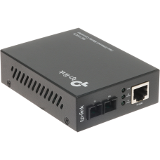 Конвертер/ 10/100Mbps RJ45 to 100Mbps single-mode SC fiber Converter, Full-duplex,up to 20Km, switching power adapter, chassis mountable