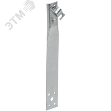 Держатель проводника круглого 6-10 мм винтовой прямой h 60 мм оцинкованная сталь