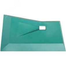 Шпатель, мягкий ПВХ пластик, две рабочие кромки 80 мм / 140 мм