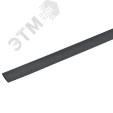 Трубка термоусадочная ТТУ 12/6 черная 1м GENERICA