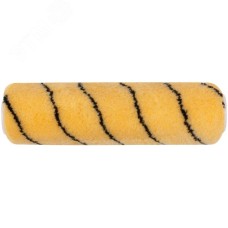 Ролик полиакриловый, бежевый с черной полоской, диаметр 40/61 мм, ворс 10.4 мм, 230 мм