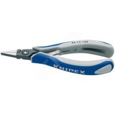 Прецизионные плоскогубцы захватные для электроники вороненые 135 мм