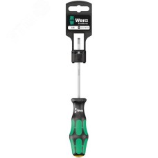 Отвертка шлицевая 335 SB SL 0.6X3.5X100 мм с держателем-еврослот